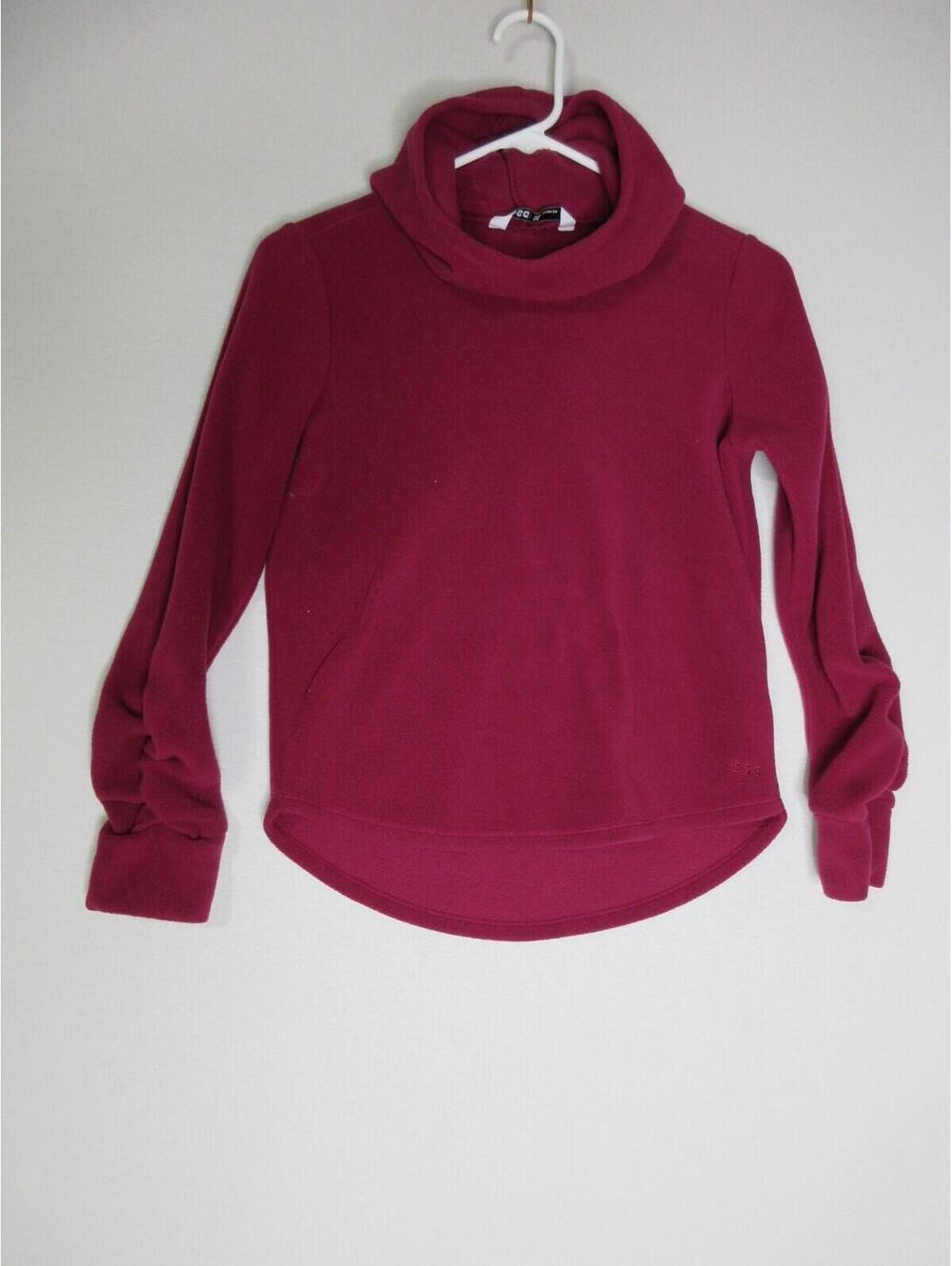 DSG Womens Pullover Turtleneck Sweater Lightweight Long Sleeve Size M Red